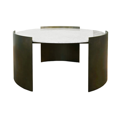 Worlds Away Montana Round Cocktail Table