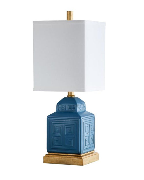 Couture Lighting Menderes Blue Table Lamp