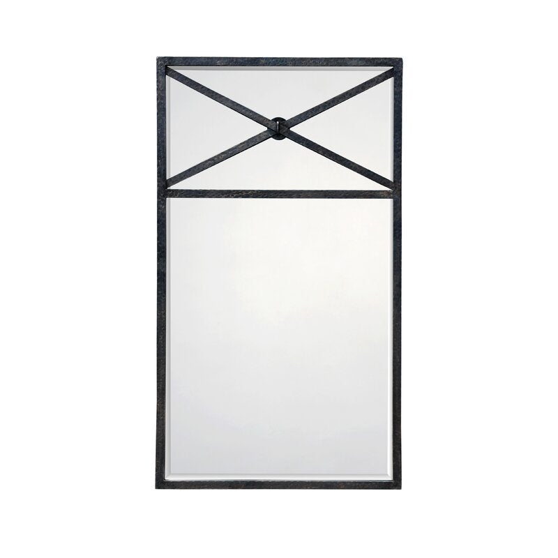 Michael S. Smith Modern, Burnished Iron Full Length Mirror