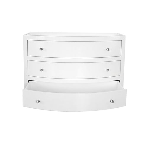 Natalie Chest in White Lacquer by Worlds Away