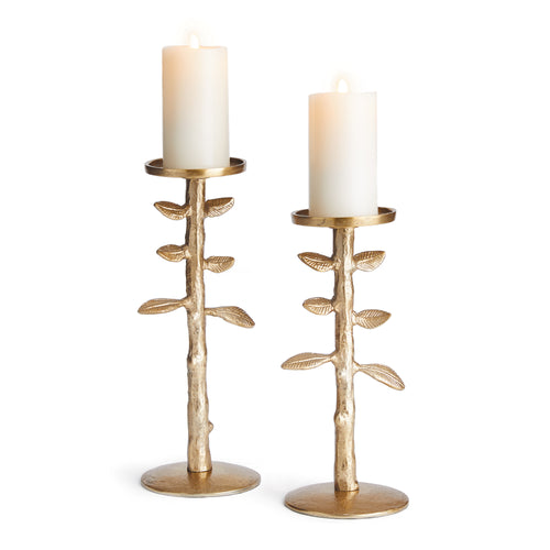 Brier Candle Stands St/2