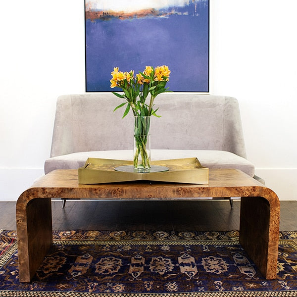 Worlds Away Newbury Waterfall Coffee Table