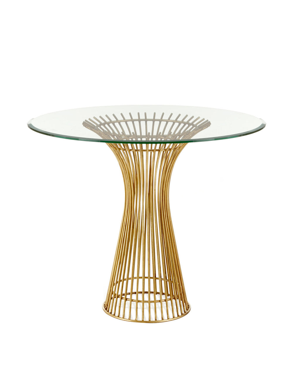 Worlds Away Powell Cafe Table With Optional Glass Top