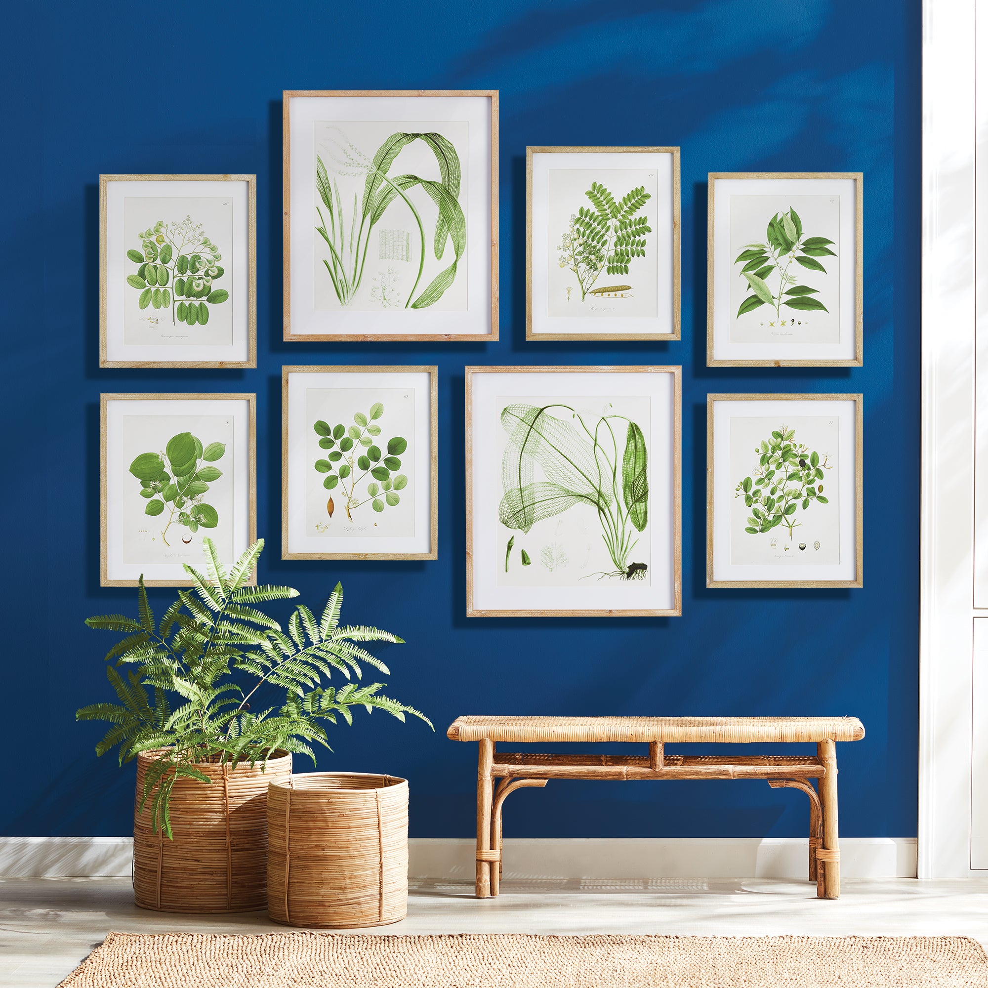 Aquatic Leaf Prints St/2