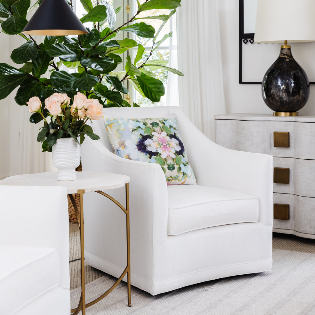 Laura Park Nantucket Bloom Linen Cotton Pillow