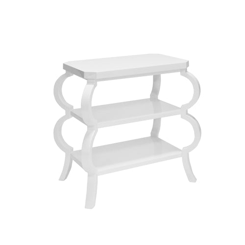 Worlds Away Olive Three Tier Side Table