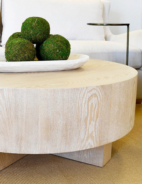 Worlds Away Oslo Round Coffee Table