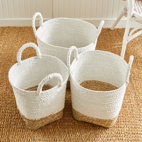 Madura Market Baskets, Set Of 3