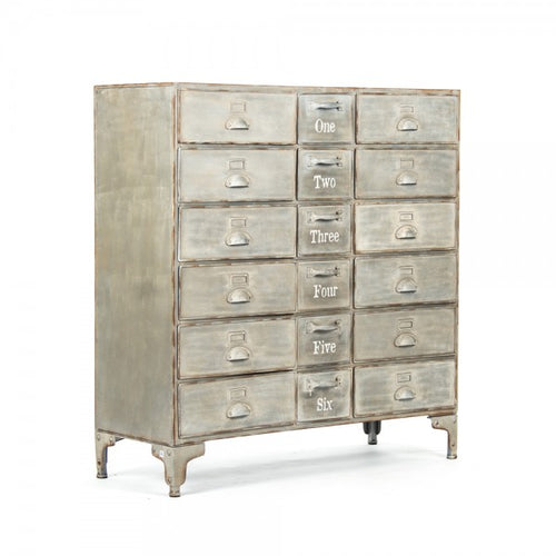 Zentique Oscar Drawer Cabinet Antique Beige