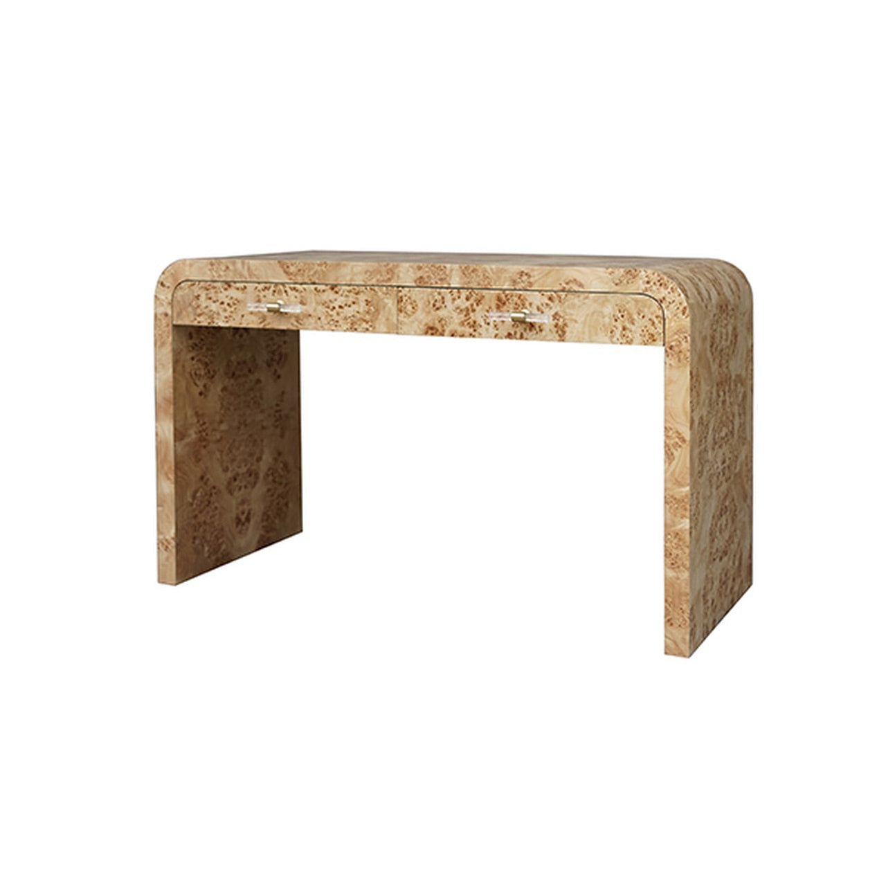 Worlds Away Petra Burl Wood Desk