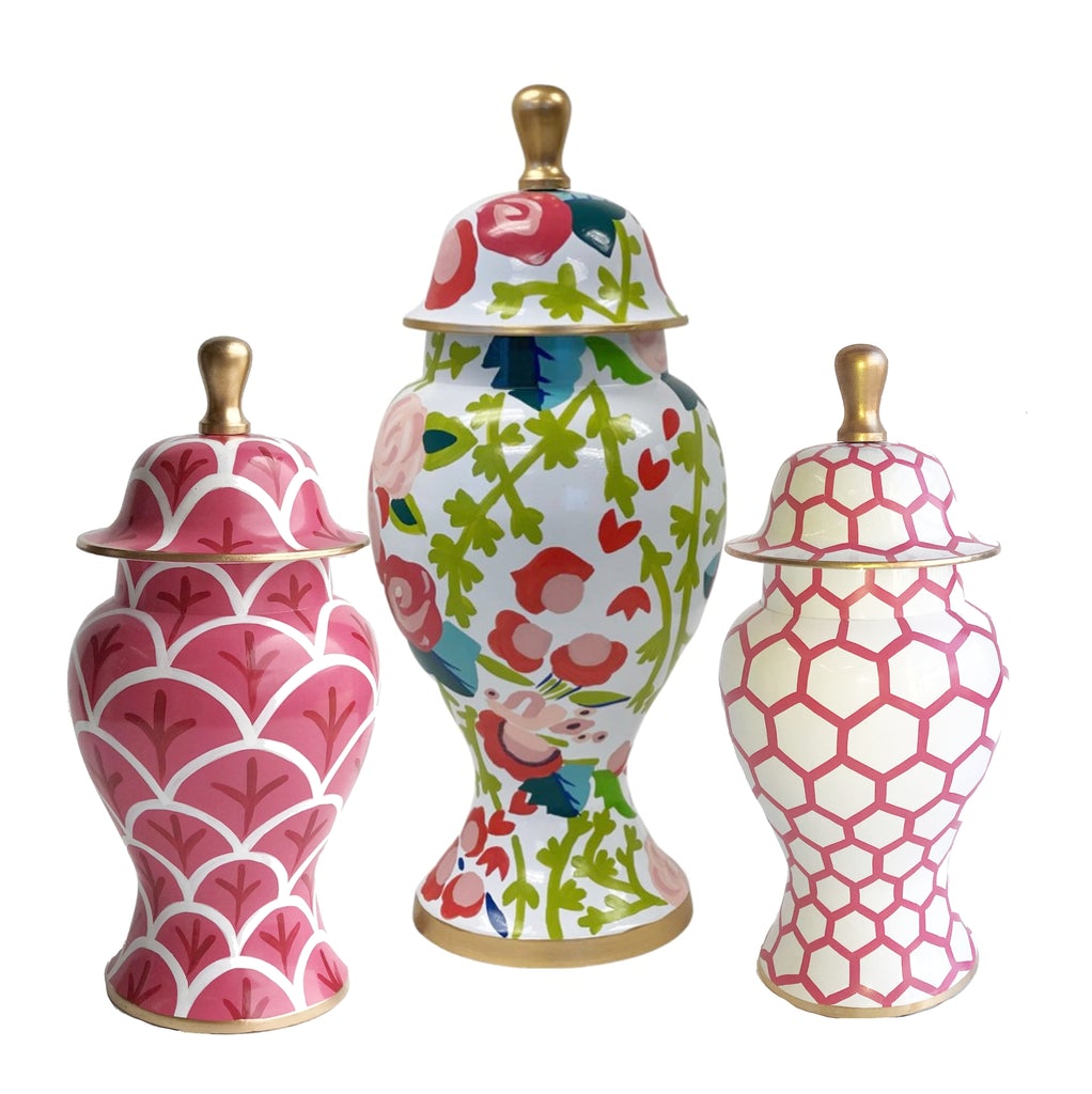 Dana Gibson Medium Ginger Jar in Chintz