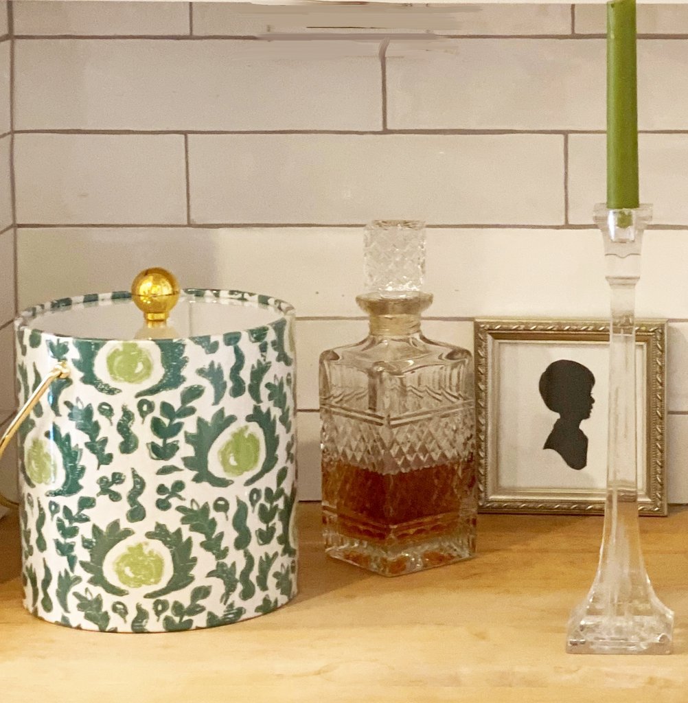 Dana Gibson Beaufont in Green Ice Bucket