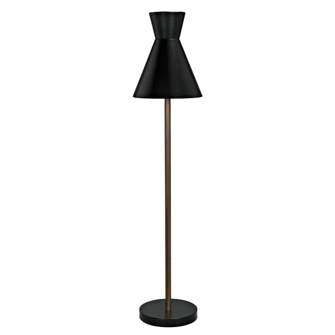 Noir Thinking Cap Floor Lamp
