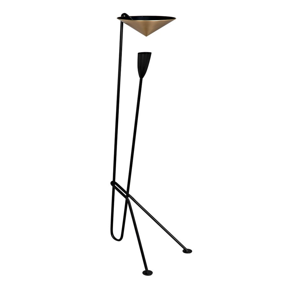 Noir Jetset Floor Lamp