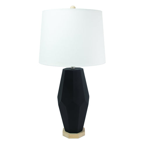 Pacifica Black Table Lamp by Couture Lighting