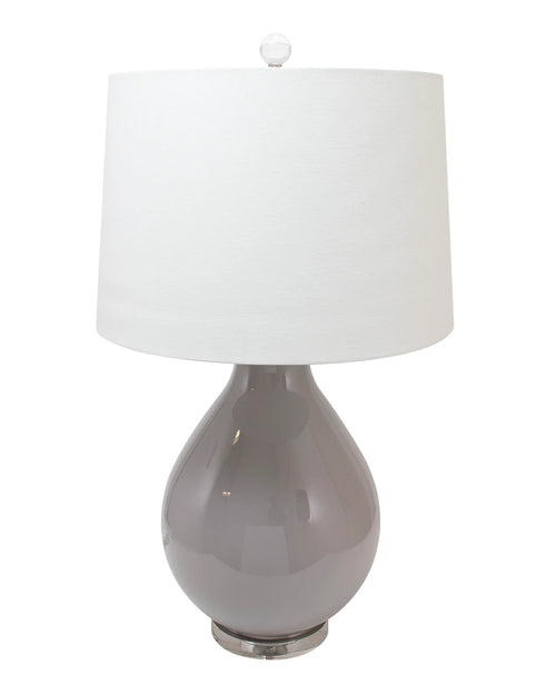 Couture Lamps Poppy Table Lamp Gray