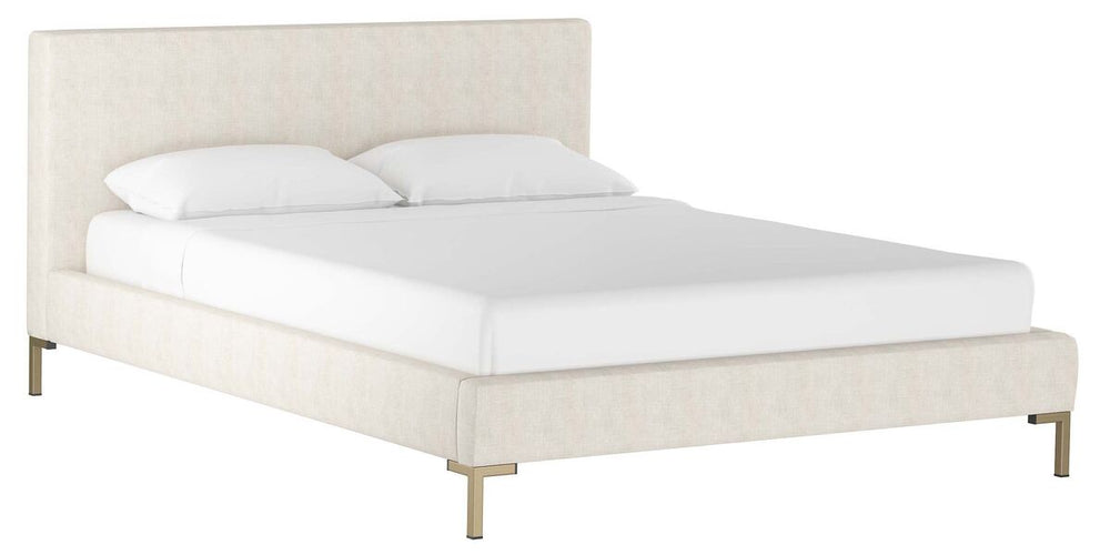 Smith Platform Bed, Talc