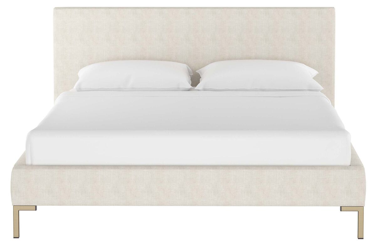 Smith Platform Bed, Talc