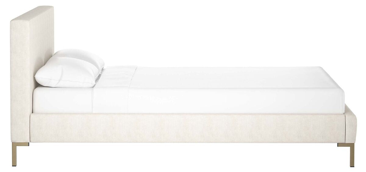 Smith Platform Bed, Talc