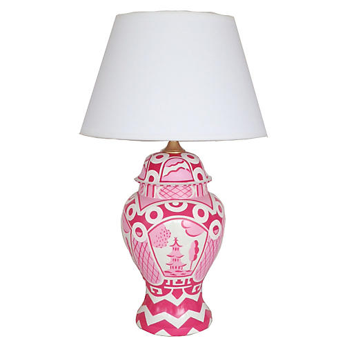Dana Gibson Summer Palace Lamp