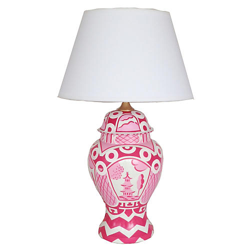 Dana Gibson Summer Palace Lamp