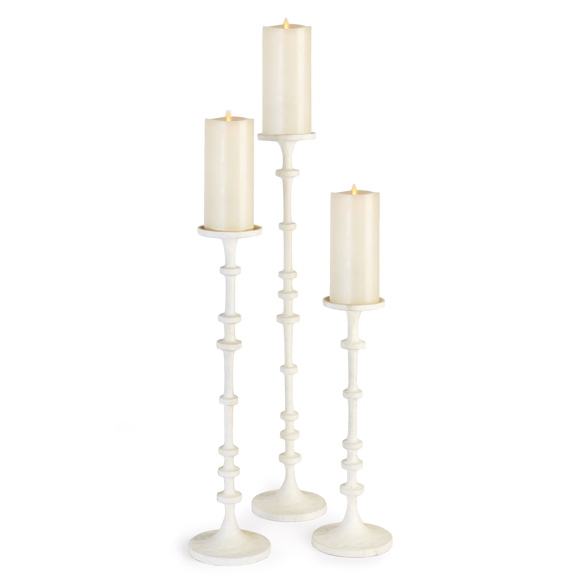 Abacus Candle Stands, Set Of 3
