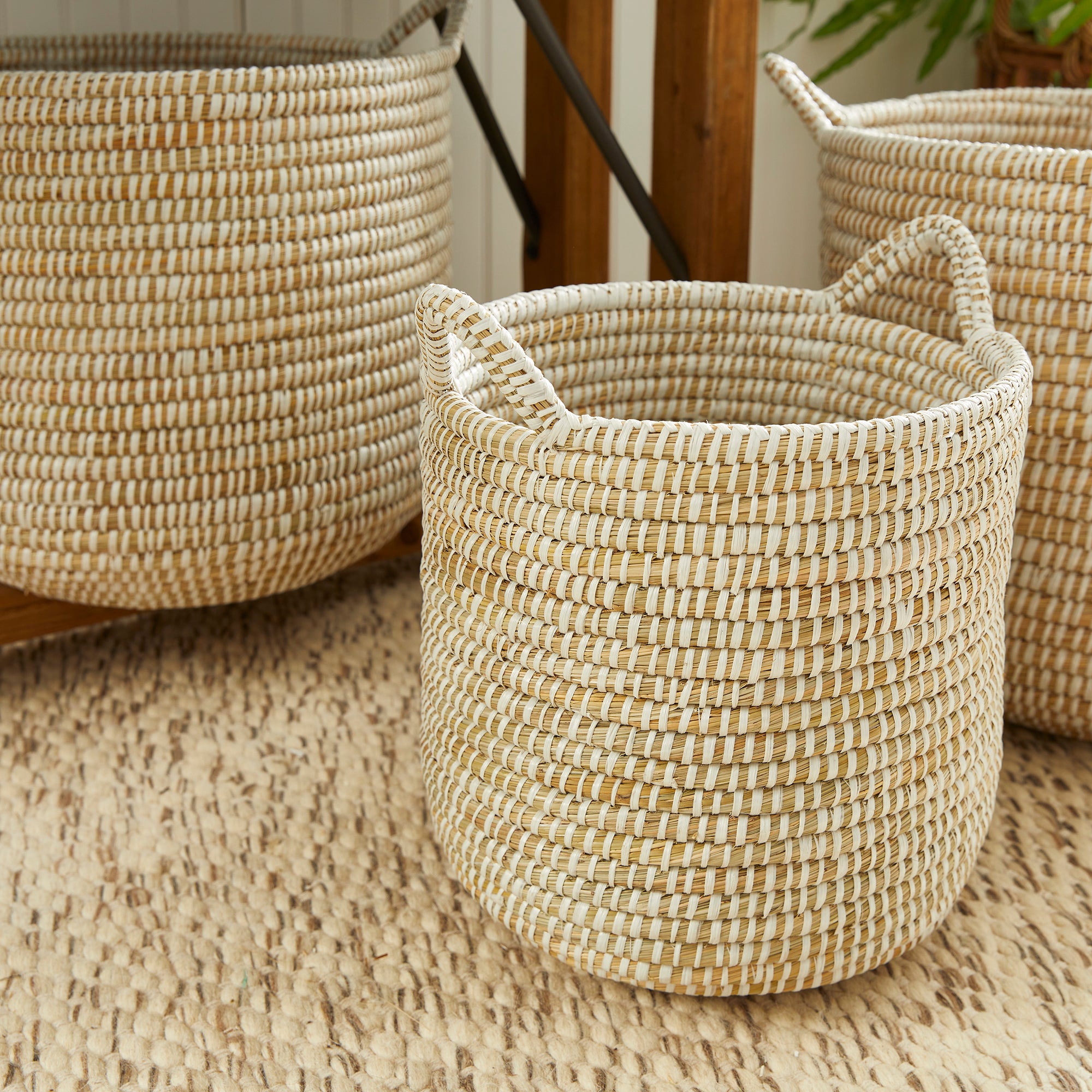 Rivergrass Rd Baskets W/Hndles St/3