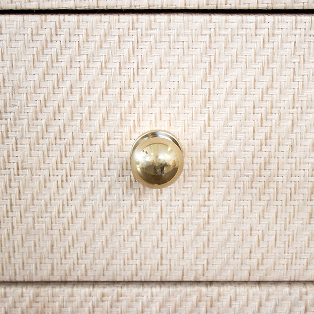 Worlds Away Roscoe Grasscloth Nightstand