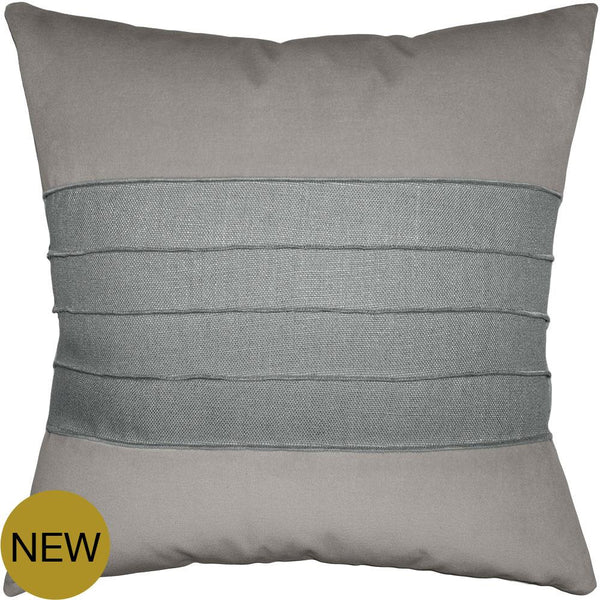 Reese Pewter Sharkskin Pillow by Square Feathers