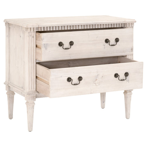 Rhone Accent Chest White Wash Pine by Essentials for Living