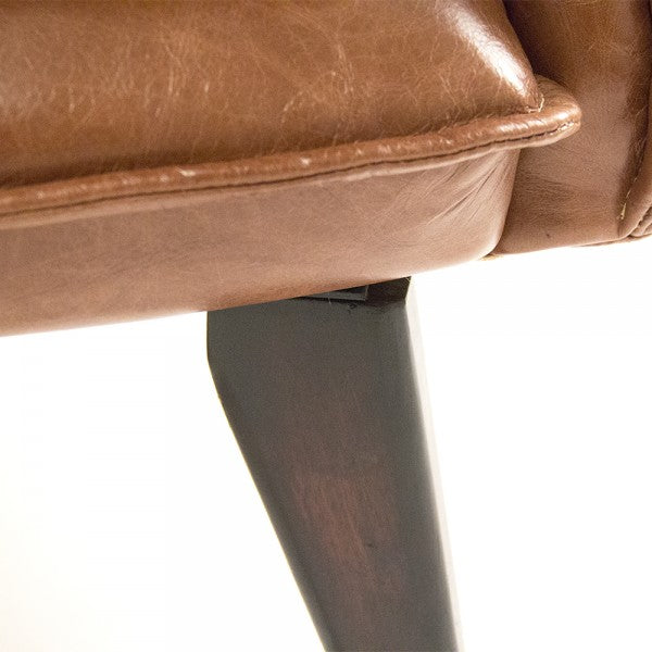 Zentique Liliane Sofa Tan Brown