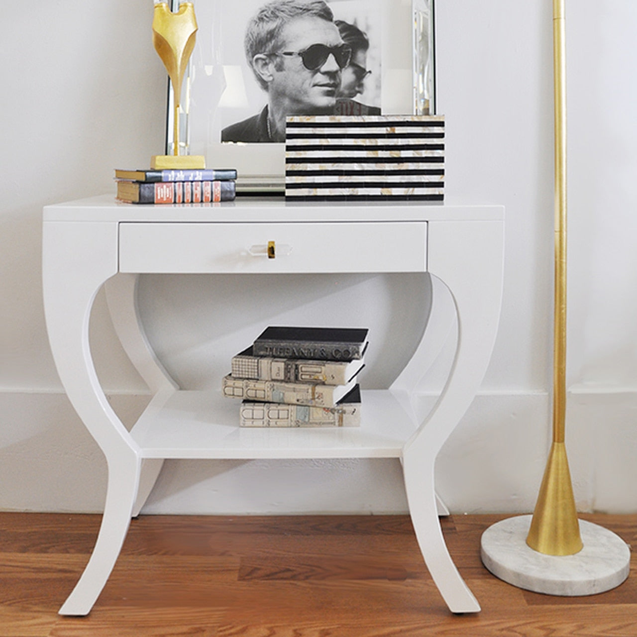 Worlds Away Sonya Nightstand