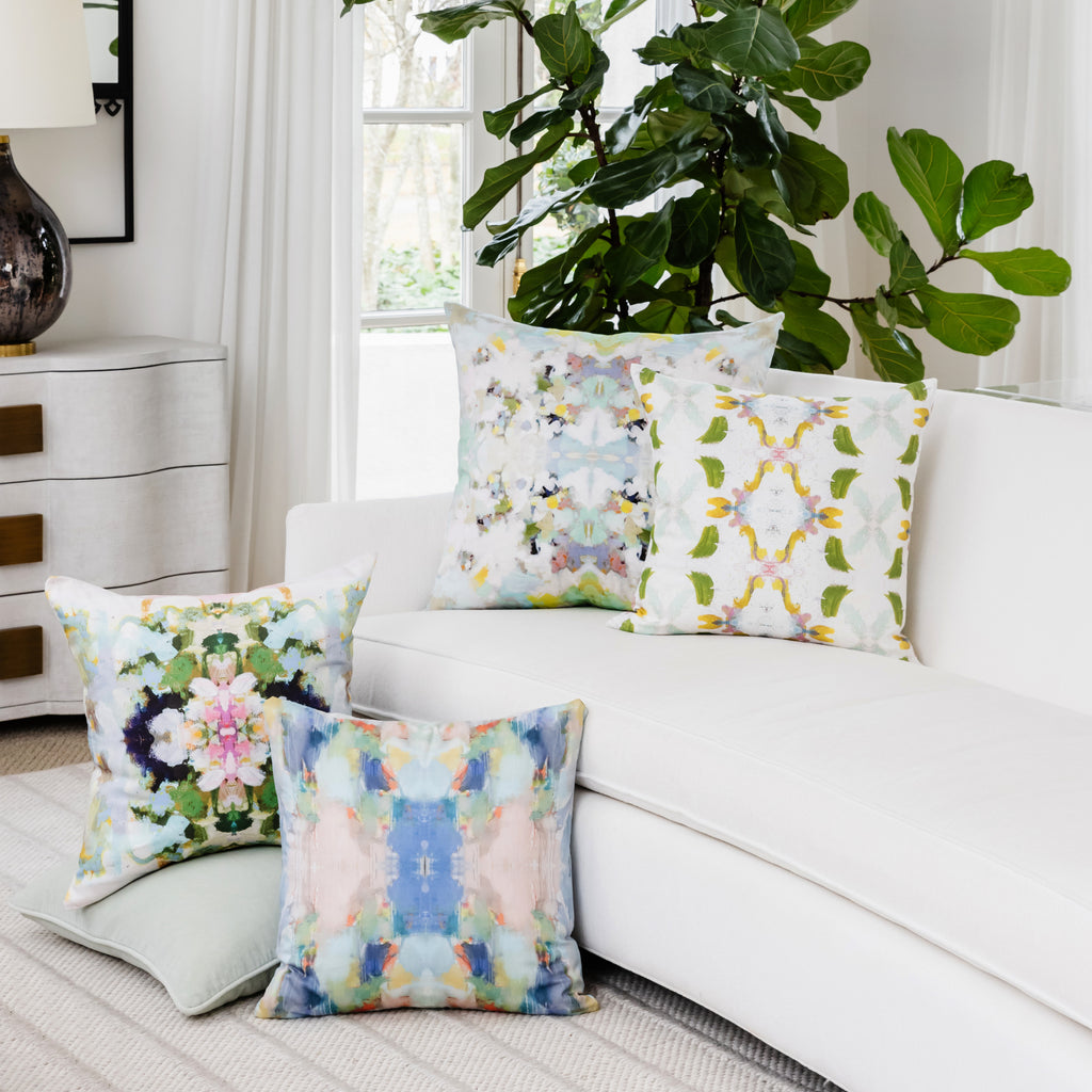 Laura Park Lady Bird Linen Cotton Pillow