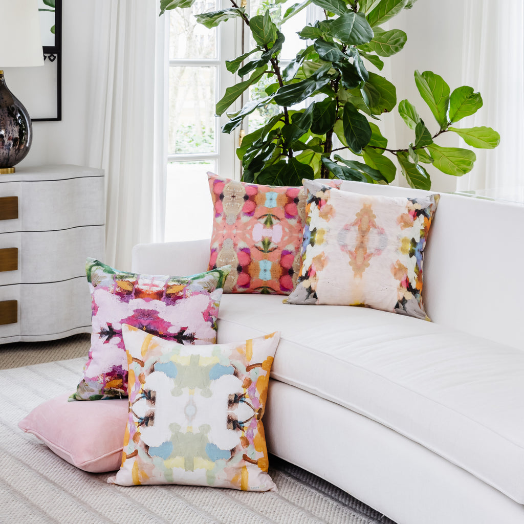 Laura Park Southern Charm Linen Cotton Pillow