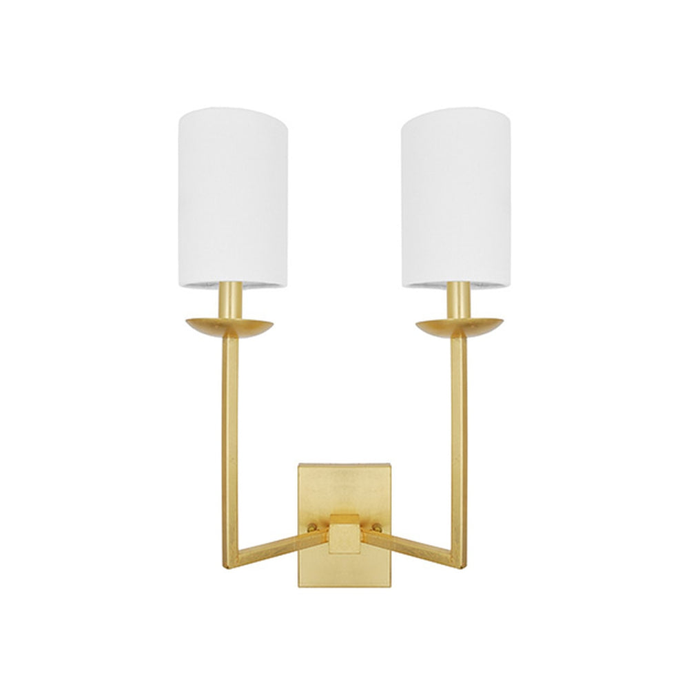 Worlds Away Stanley Gold Sconce