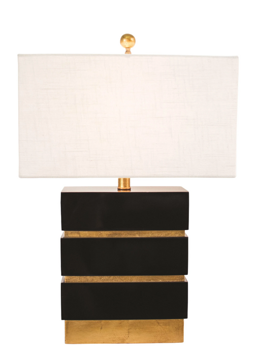 San Simeon Table Lamp in Black by Couture