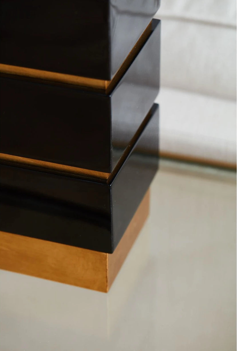 San Simeon Table Lamp in Black by Couture