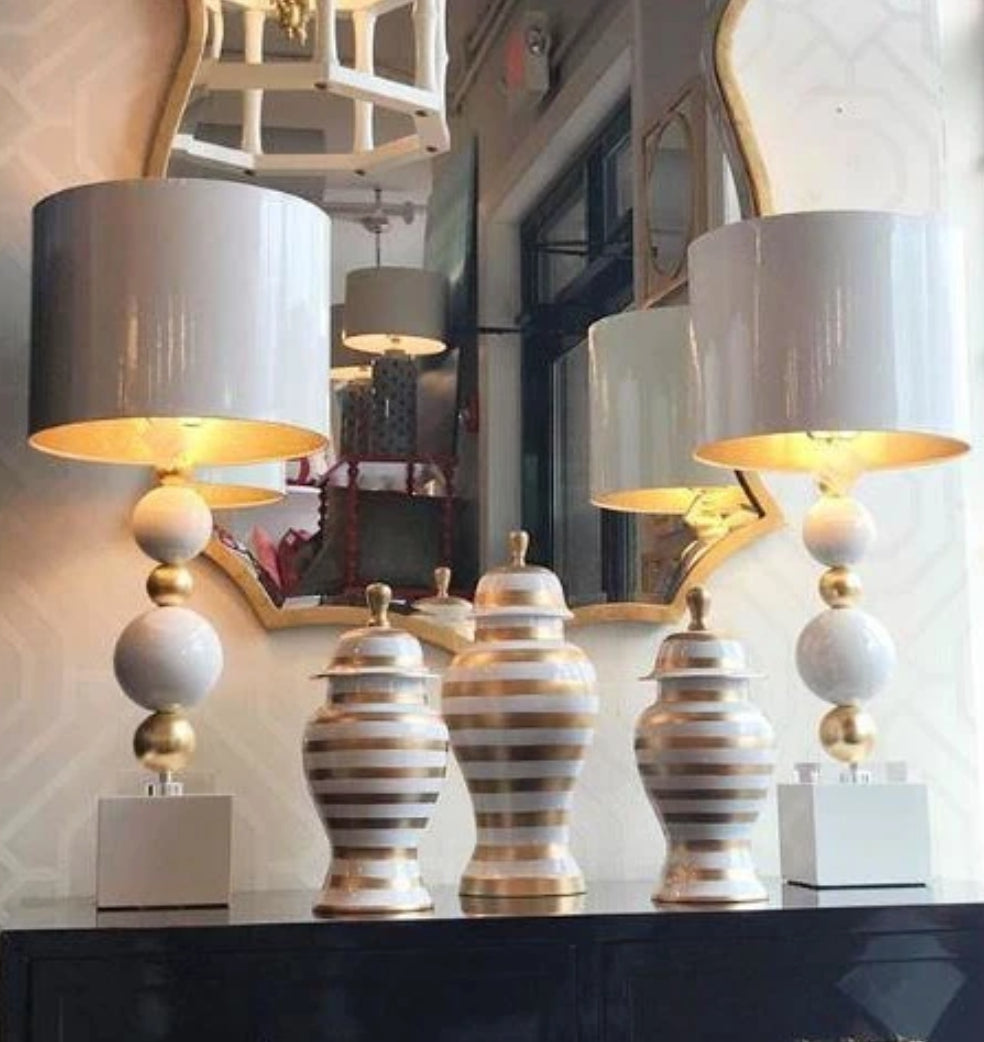 Couture Lighting Sheridan Table Lamp - White