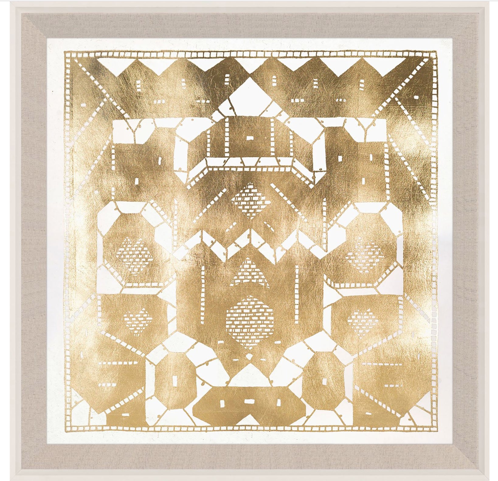 Natural Curiosities Gilded Lace Art in Gold