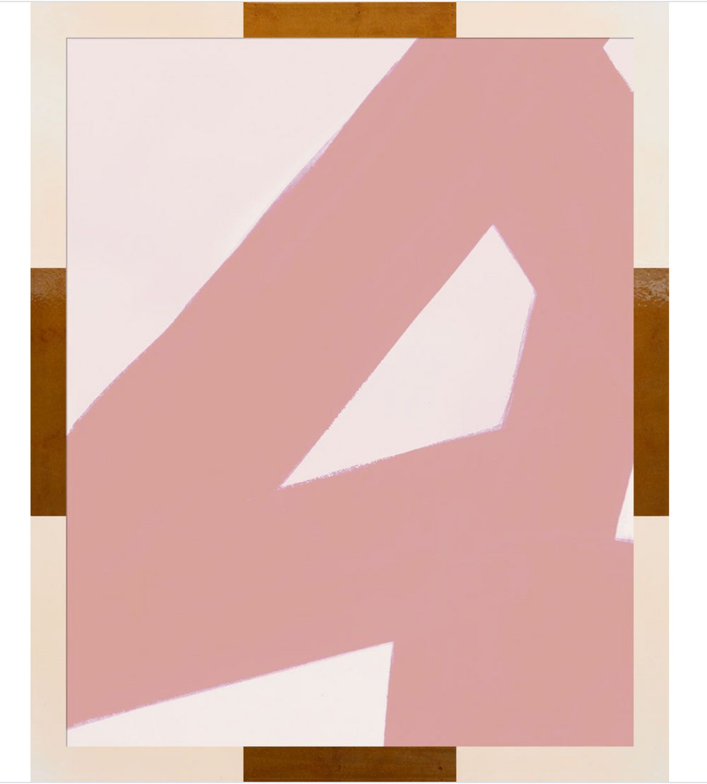 Natural Curiosities Pink Lines Abstract Art