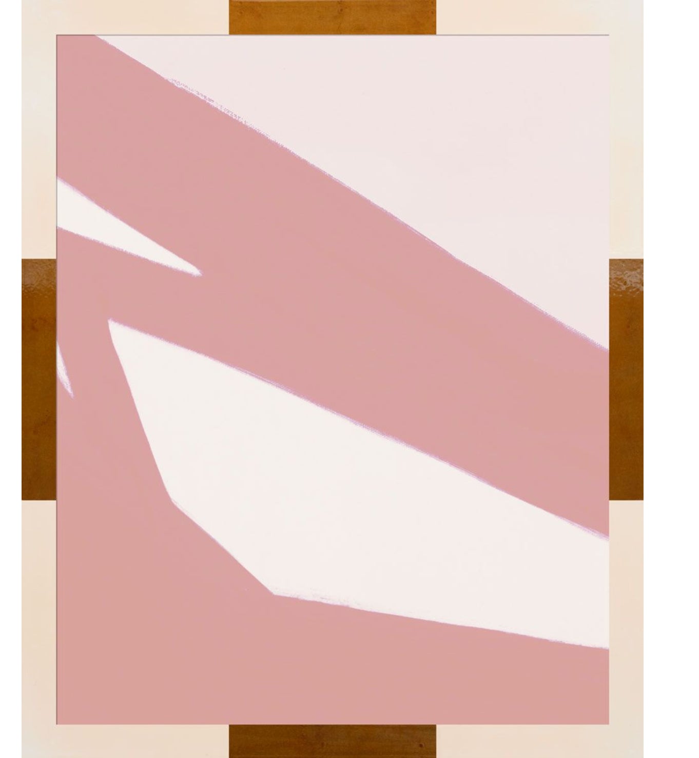 Natural Curiosities Pink Lines Abstract Art