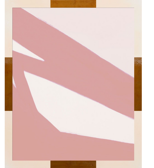 Natural Curiosities Pink Lines Abstract Art