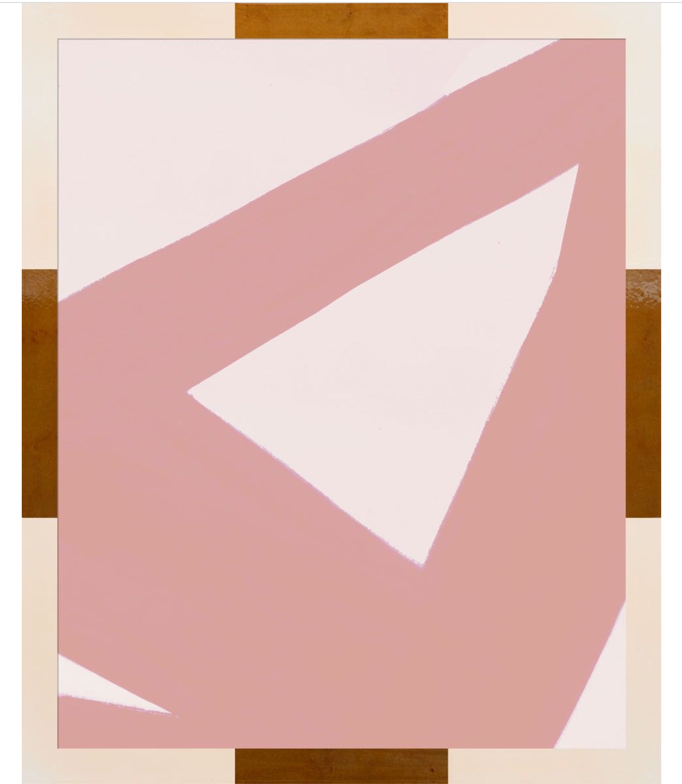 Natural Curiosities Pink Lines Abstract Art