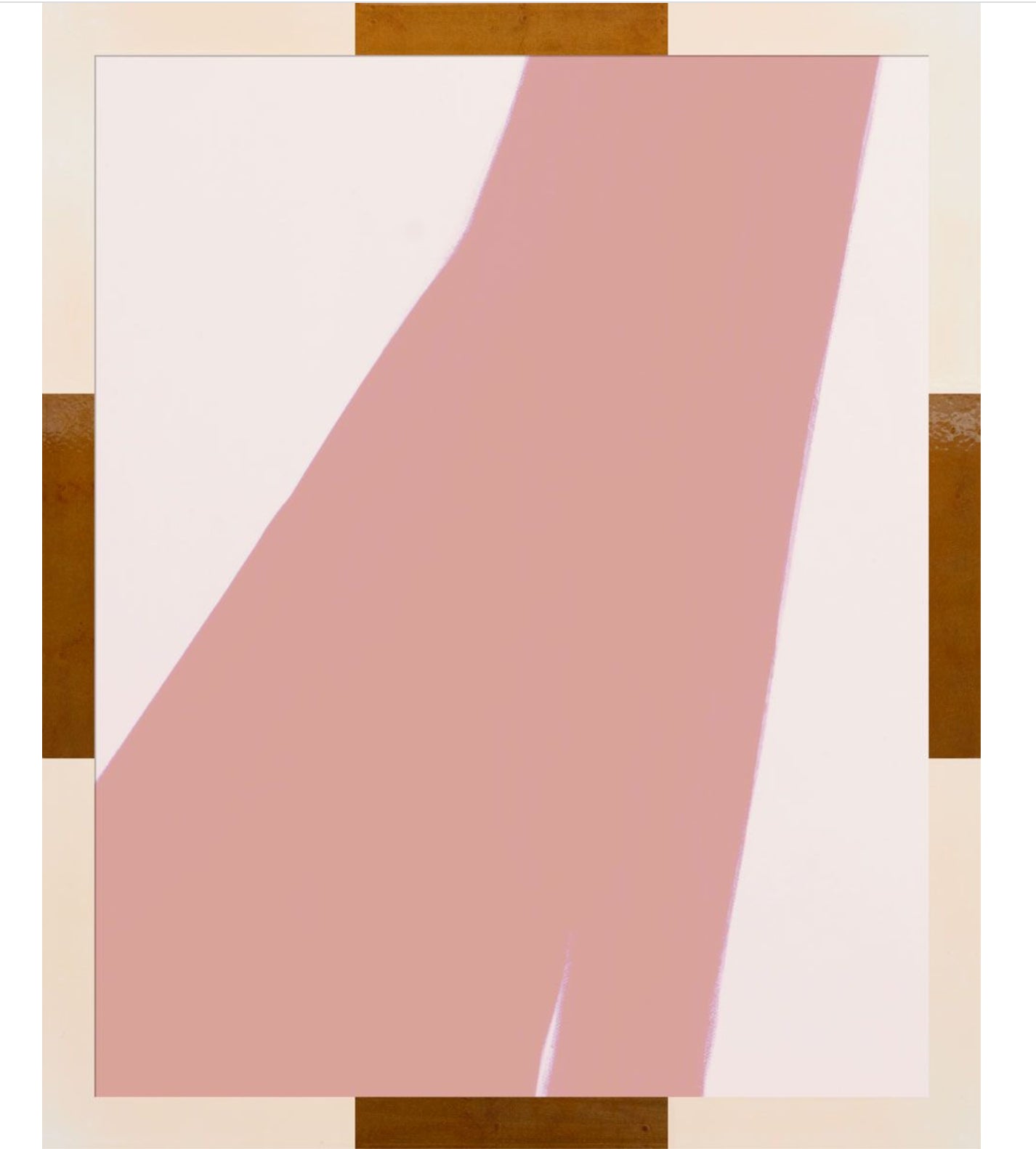 Natural Curiosities Pink Lines Abstract Art