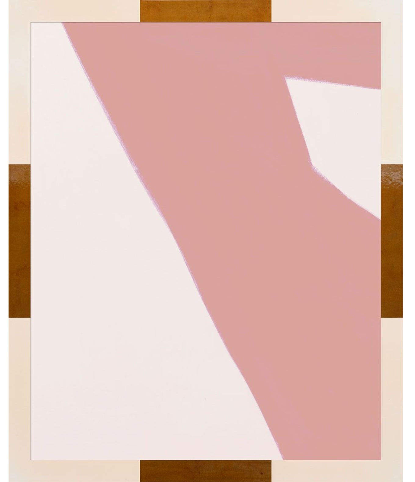 Natural Curiosities Pink Lines Abstract Art