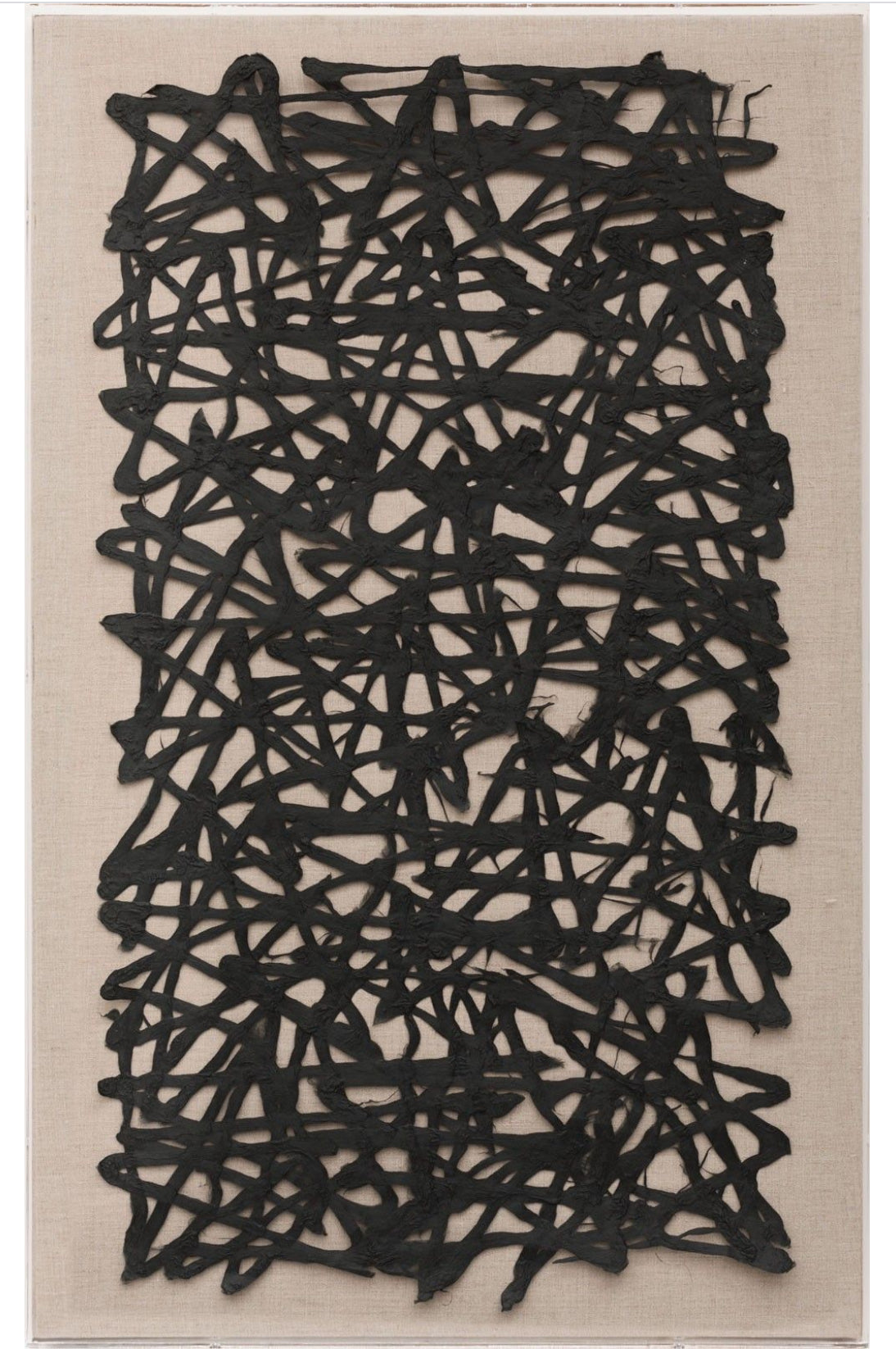 Natural Curiosities Abstract Papers Art, Black