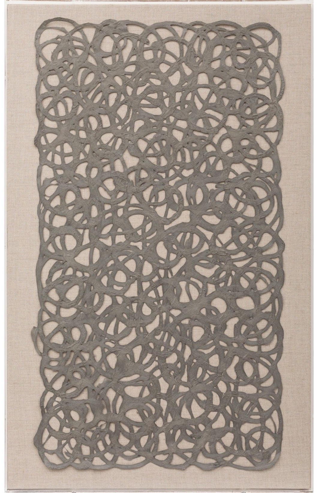 Natural Curiosities Abstract Papers Framed Art, Grey