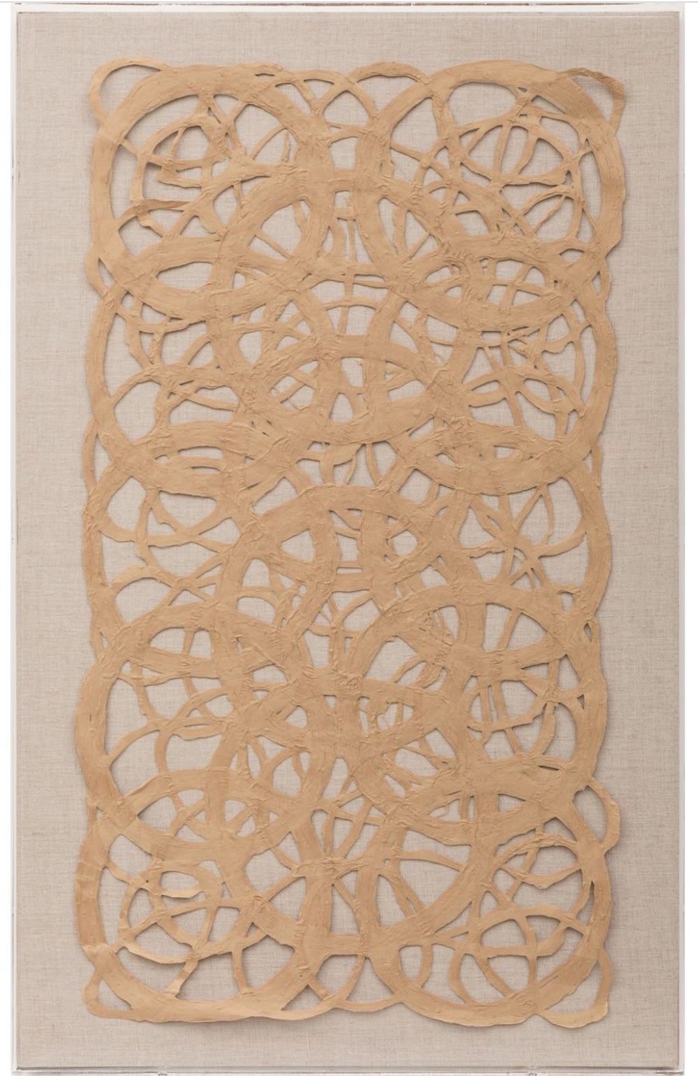 Natural Curiosities Abstract Papers Framed Art, Ochre