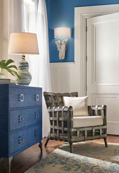 Nina Blue Accent Chest by Wildwood