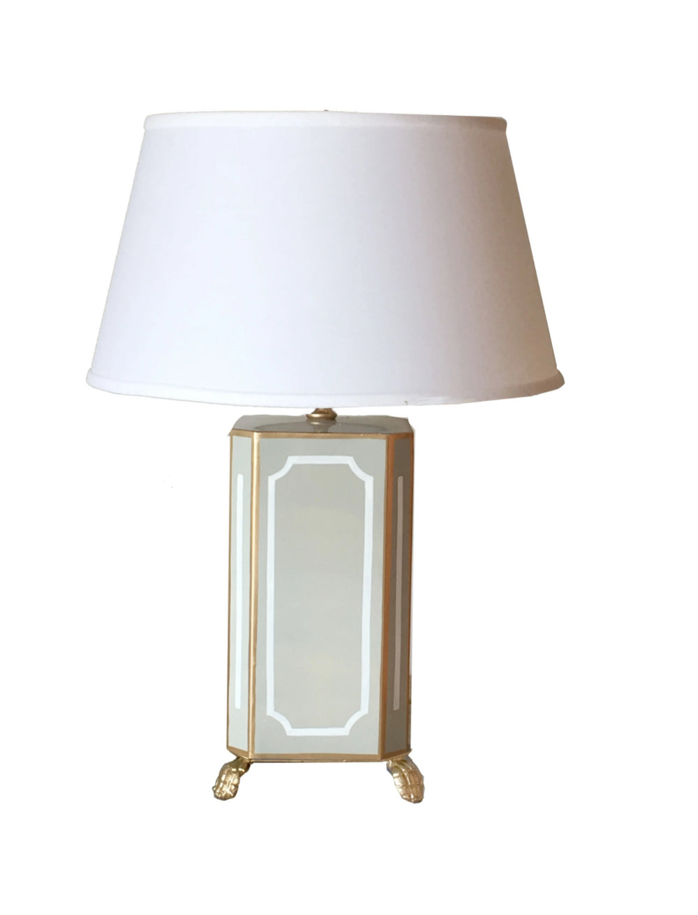 Dana Gibson Devon Lamp in Grey